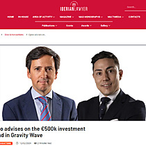 Ejaso advises on the 500k investment round in Gravity Wave
